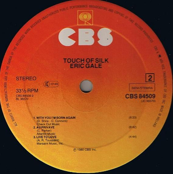 Eric Gale : Touch Of Silk (LP, Album)