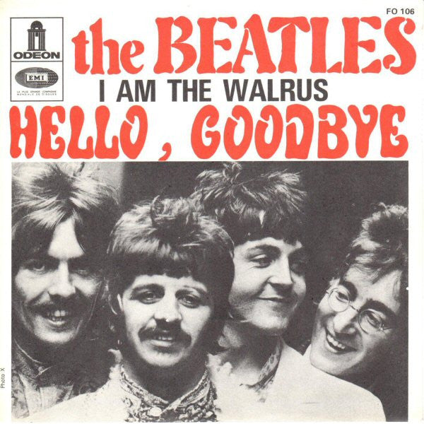 The Beatles : Hello, Goodbye (7", Single, Mono)