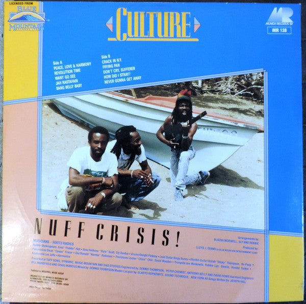 Culture : Nuff Crisis! (LP, Album)