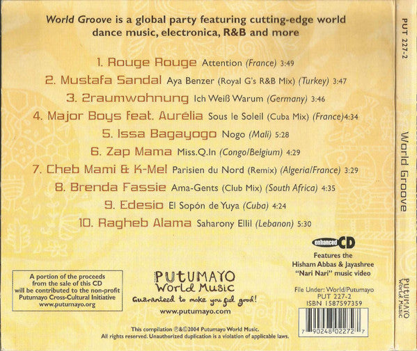 Various - World Groove (CD, Comp, Enh) - De Platen Aap – Vinylwinkel in Brielle & online webshop voor muziekliefhebbers