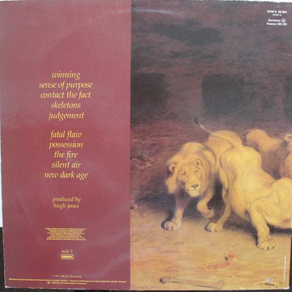 The Sound (2) : From The Lions Mouth (LP, Album, Gat)