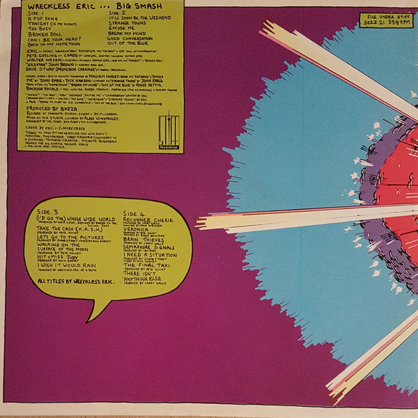 Wreckless Eric : Big Smash! (2xLP, Album, Gat)