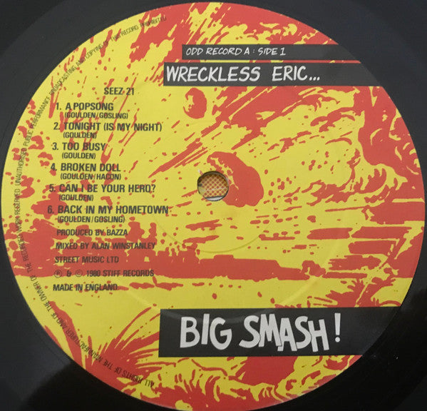Wreckless Eric : Big Smash! (2xLP, Album, Gat)