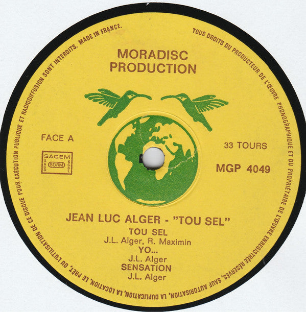 Jean Luc Alger* : Tou Sel (LP)
