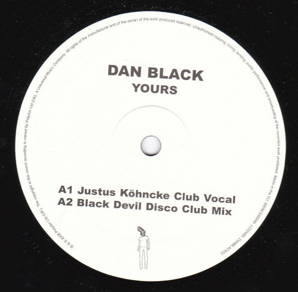 Dan Black : Yours (12")