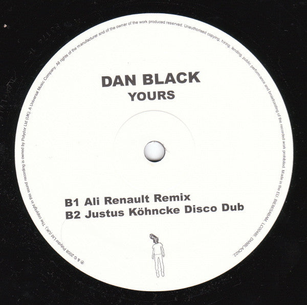 Dan Black : Yours (12")
