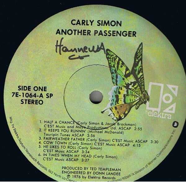 Carly Simon : Another Passenger (LP,Album)