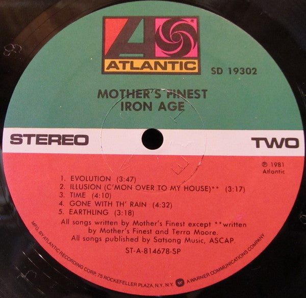 Mother's Finest - Iron Age (LP, Album, SP ) - De Platen Aap – Vinylwinkel in Brielle & online webshop voor muziekliefhebbers