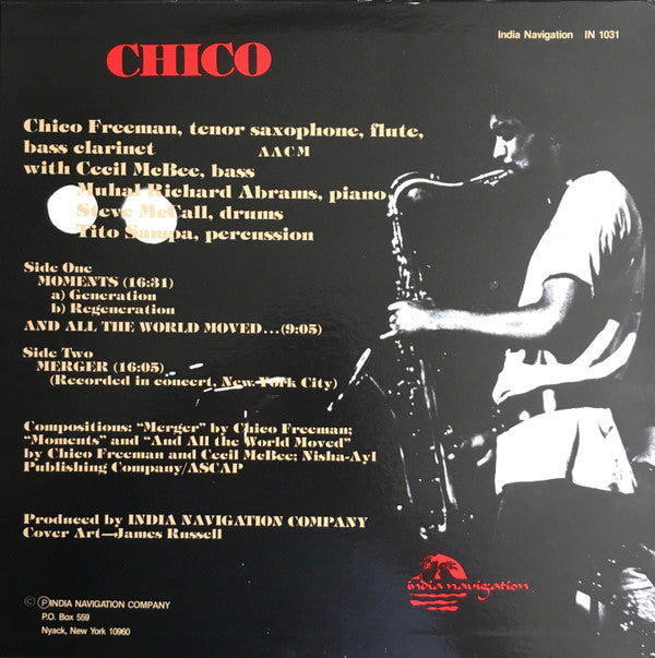 Chico Freeman : Chico (LP, Album)