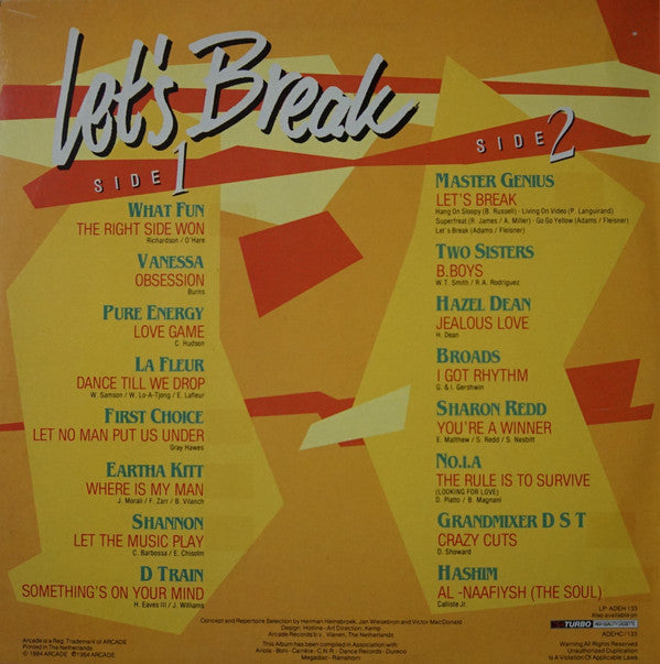 Various : Let's Break (LP, Album, Comp)