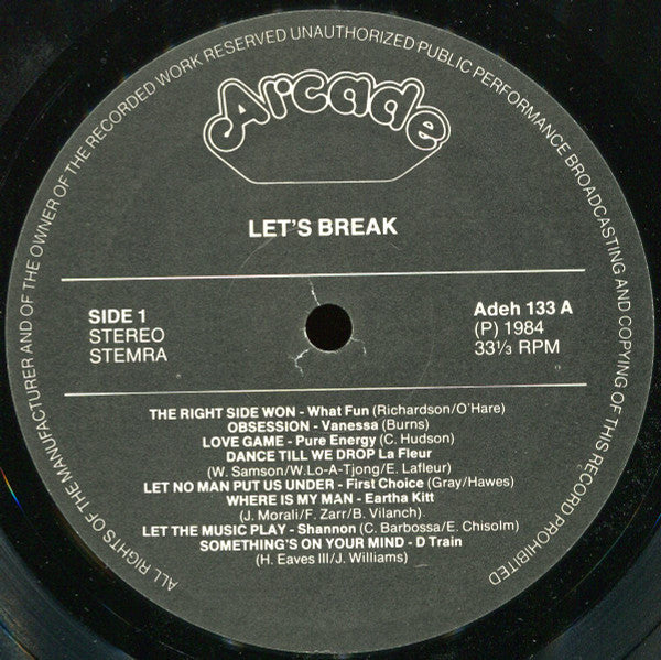 Various : Let's Break (LP, Album, Comp)