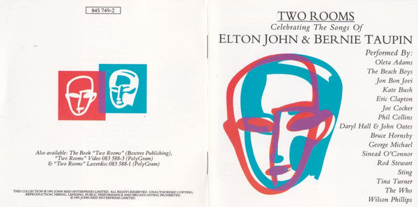 Various - Two Rooms - Celebrating The Songs Of Elton John & Bernie Taupin (CD, Album) - De Platen Aap – Vinylwinkel in Brielle & online webshop voor muziekliefhebbers