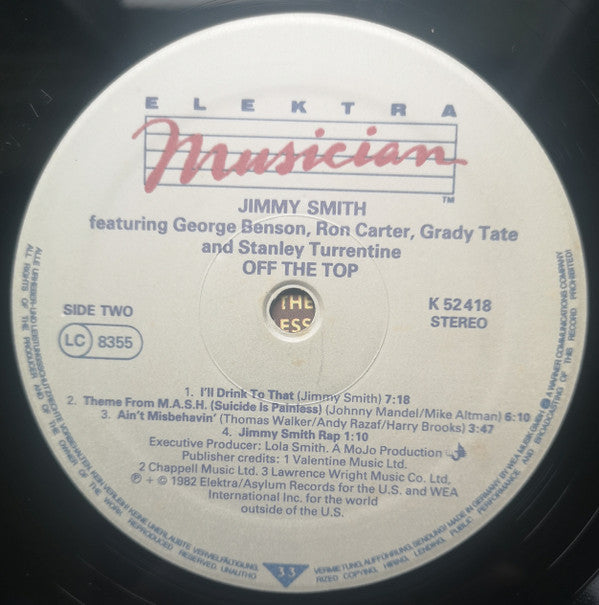Jimmy Smith : Off The Top (LP, Album)