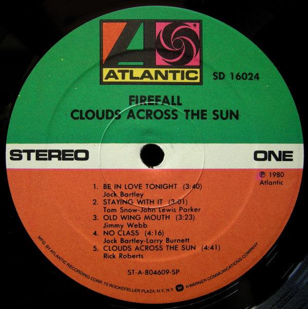 Firefall : Clouds Across The Sun (LP,Album,Stereo)