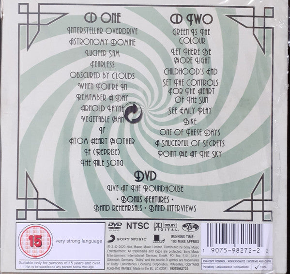 Nick Mason's Saucerful Of Secrets - Live At The Roundhouse (2xCD, Album + DVD-V, Multichannel, NTSC, 5.1) - De Platen Aap – Vinylwinkel in Brielle & online webshop voor muziekliefhebbers