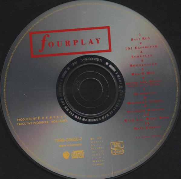 Fourplay - Fourplay (CD, Album) - De Platen Aap – Vinylwinkel in Brielle & online webshop voor muziekliefhebbers