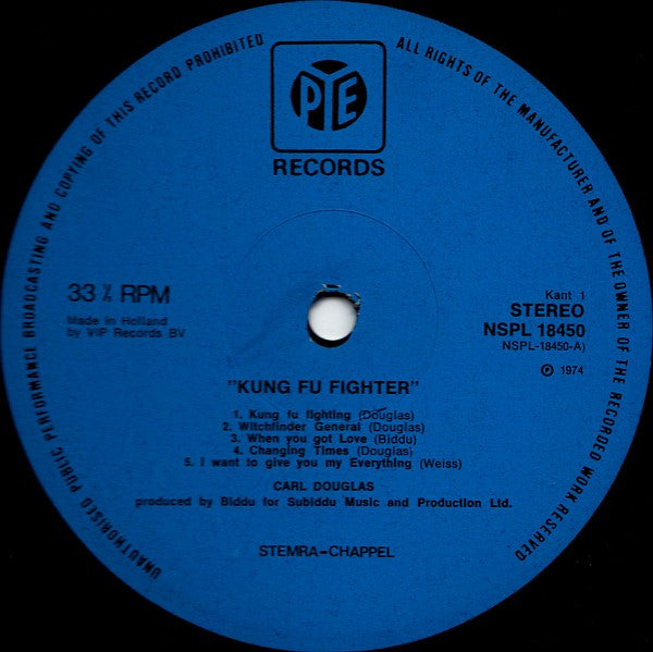Carl Douglas : Kung Fu Fighter (LP, Album)