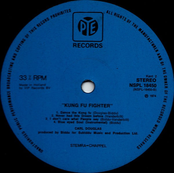 Carl Douglas : Kung Fu Fighter (LP, Album)