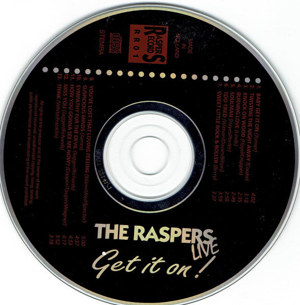 The Raspers : Get It On! (Live) (CD, Album)