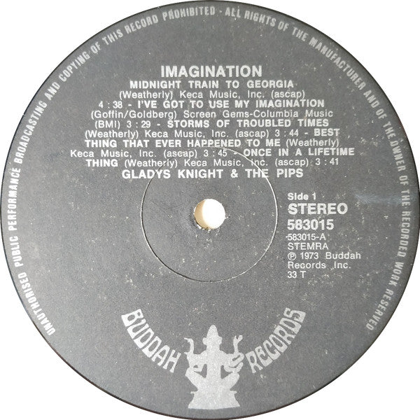 Gladys Knight & The Pips* : Imagination (LP, Album)