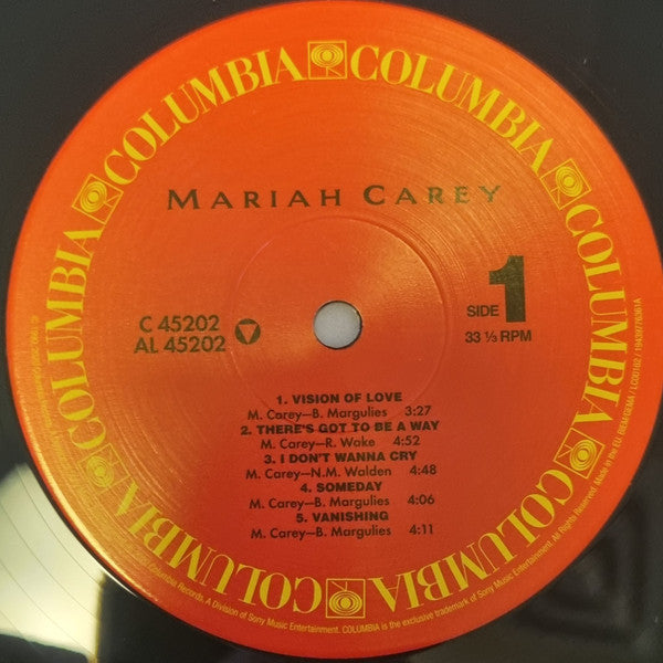 Mariah Carey : Mariah Carey (LP, Album, RE, RM)