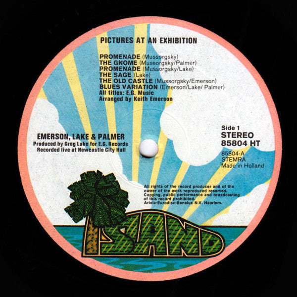 Emerson, Lake & Palmer : Pictures At An Exhibition (LP, Album, Gat)