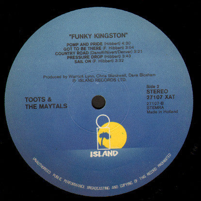 Toots & The Maytals : Funky Kingston (LP, Album, RE)