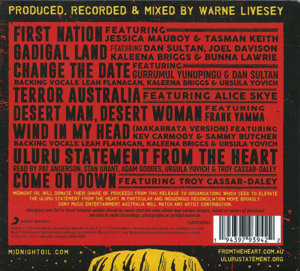 Midnight Oil - The Makarrata Project (CD, MiniAlbum, Dig) - De Platen Aap – Vinylwinkel in Brielle & online webshop voor muziekliefhebbers
