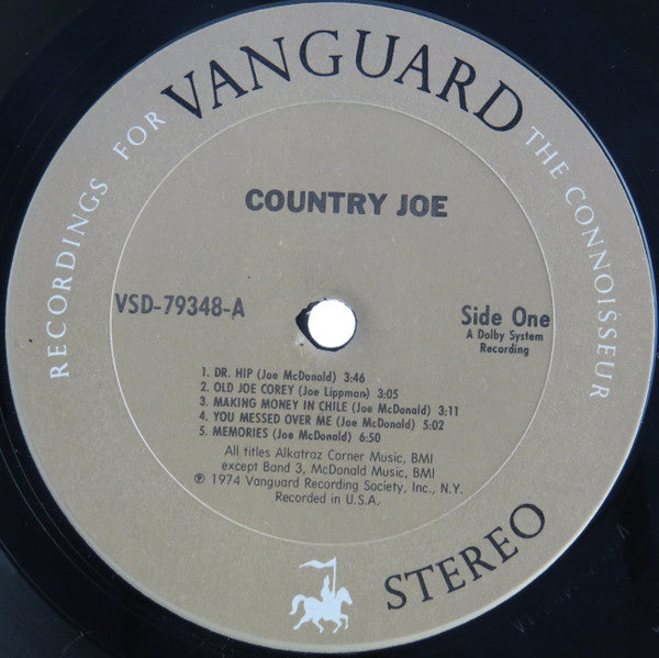 Country Joe McDonald : Country Joe (LP,Album)
