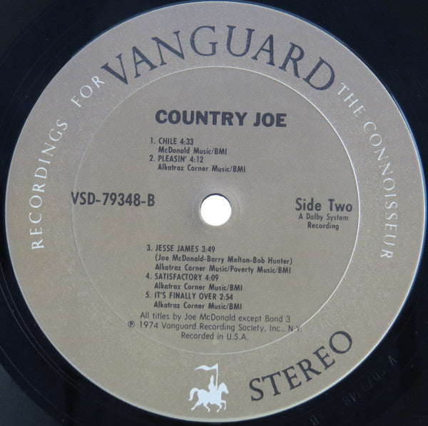 Country Joe McDonald : Country Joe (LP,Album)