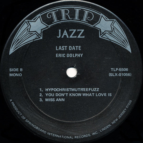 Eric Dolphy : Last Date (LP, Album, RE)