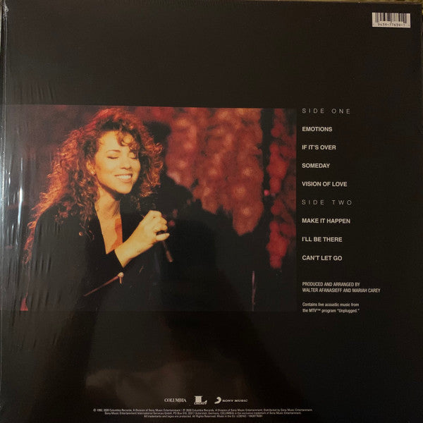 Mariah Carey : MTV Unplugged EP (12",33 ⅓ RPM,EP,Reissue,Remastered)