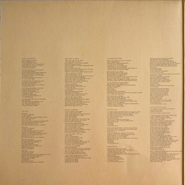 Joni Mitchell : Court And Spark (LP, Album, RE)