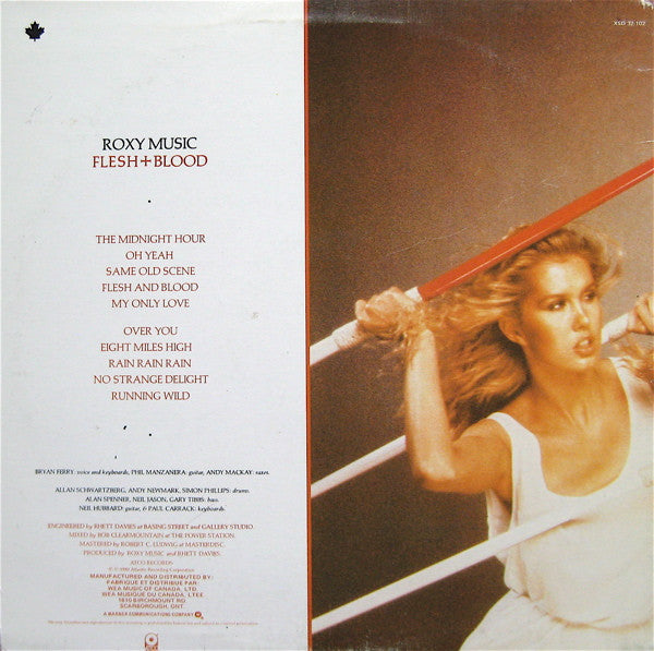 Roxy Music : Flesh + Blood (LP, Album, Qua)