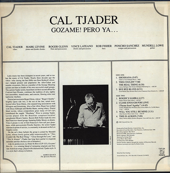 Cal Tjader : Gozame! Pero Ya... (LP, Album)