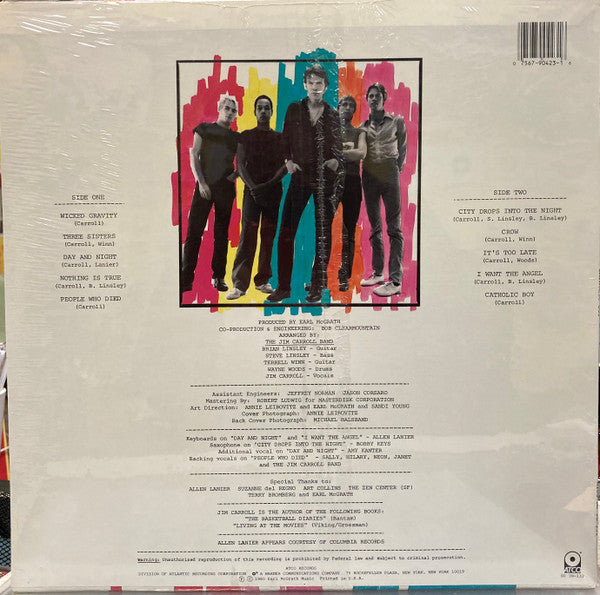 The Jim Carroll Band : Catholic Boy (LP, Album)