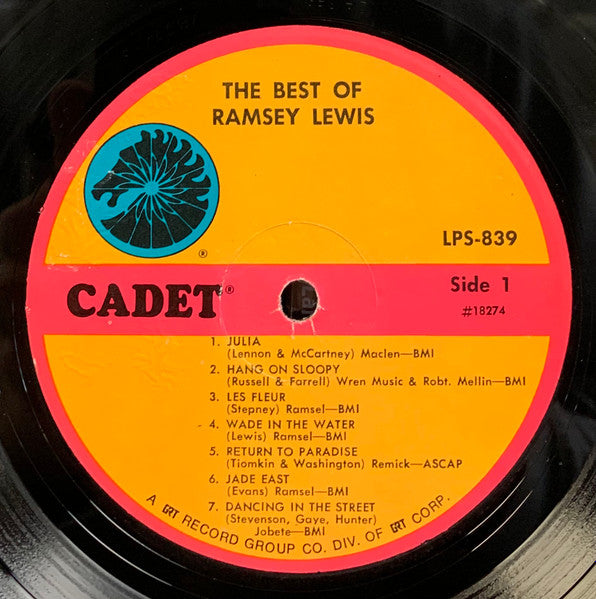 Ramsey Lewis : The Best Of Ramsey Lewis (LP, Comp, RE)