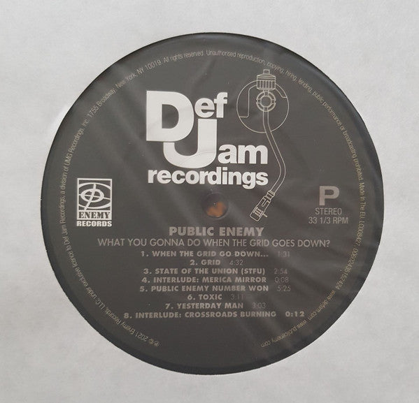 Public Enemy - What You Gonna Do When The Grid Goes Down? (LP, Album, S/Edition) - De Platen Aap – Vinylwinkel in Brielle & online webshop voor muziekliefhebbers