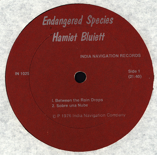Hamiet Bluiett : Endangered Species (LP, Album)