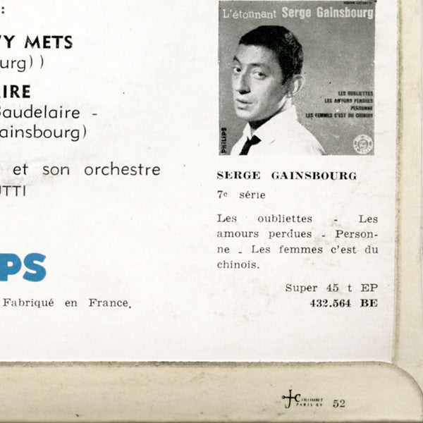 Serge Gainsbourg : Les Goémons (7", EP)