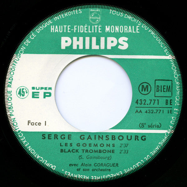 Serge Gainsbourg : Les Goémons (7", EP)