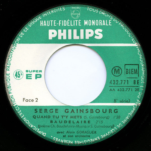 Serge Gainsbourg : Les Goémons (7", EP)