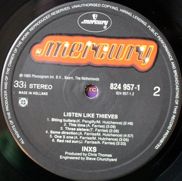 INXS : Listen Like Thieves (LP, Album, Gat)