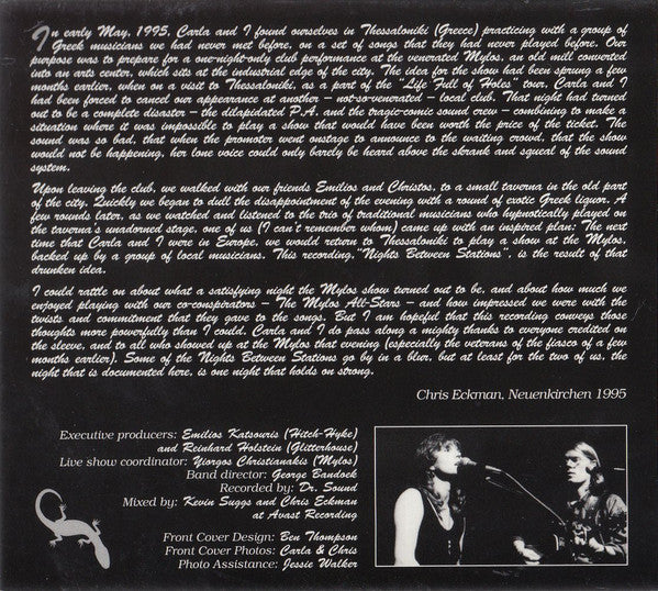 Chris + Carla* With The Mylos All-Stars : Nights Between Stations (Live In Thessaloniki 1995) (CD, Album)