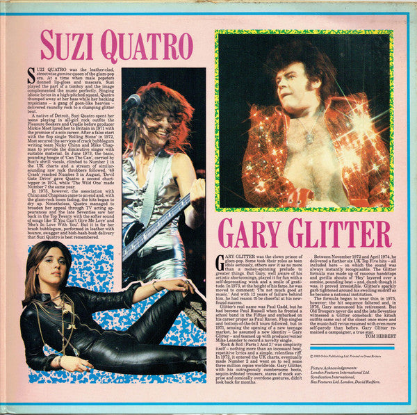 T. Rex / Sweet* / Suzi Quatro / Gary Glitter : The History Of Rock (Volume Twenty) (2xLP, Comp)