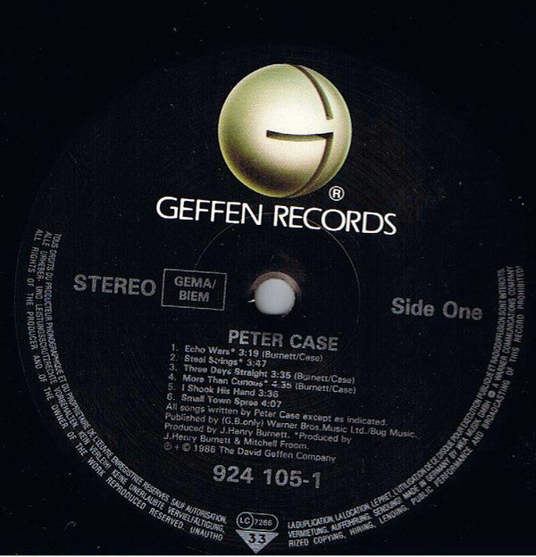 Peter Case : Peter Case (LP, Album)