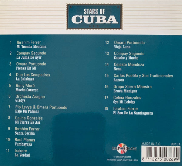 Various - Stars Of Cuba (CD, Comp) - De Platen Aap – Vinylwinkel in Brielle & online webshop voor muziekliefhebbers