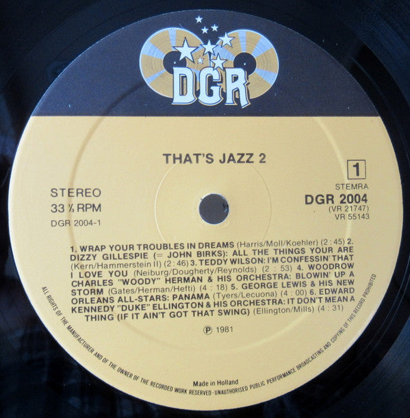 Various : That's Jazz 2 (2xLP, Comp)