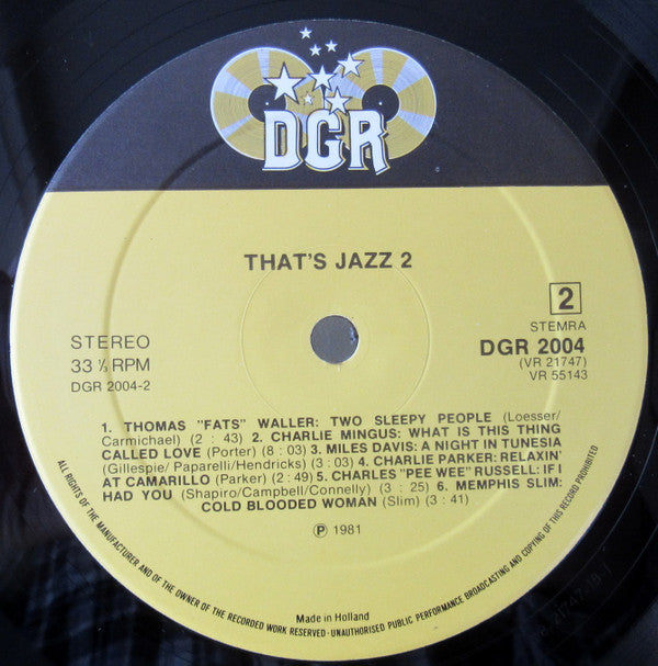 Various : That's Jazz 2 (2xLP, Comp)