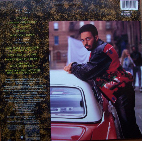 James Ingram : It's Real (LP,Album,Stereo)